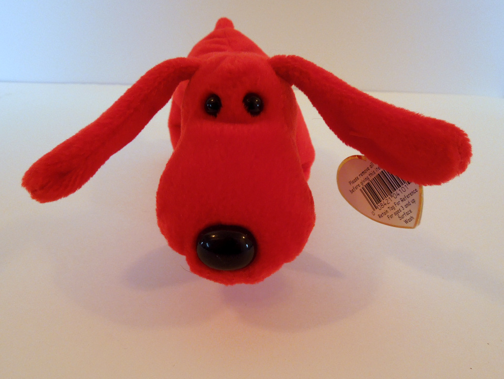 TY Beanie Baby Retired Original Beanie Baby With Tags ~ Rover the Dog