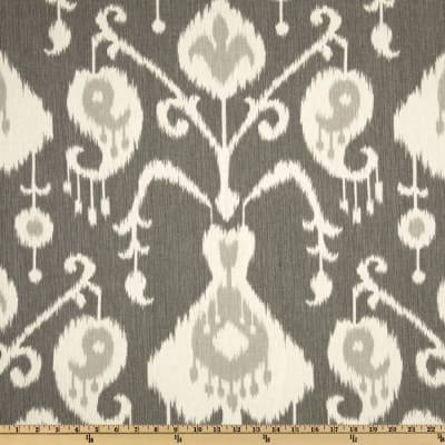 GREY IKAT LINENS -Table runner, Magnolia pewter, charcoal grey, napkins, placema - $14.00