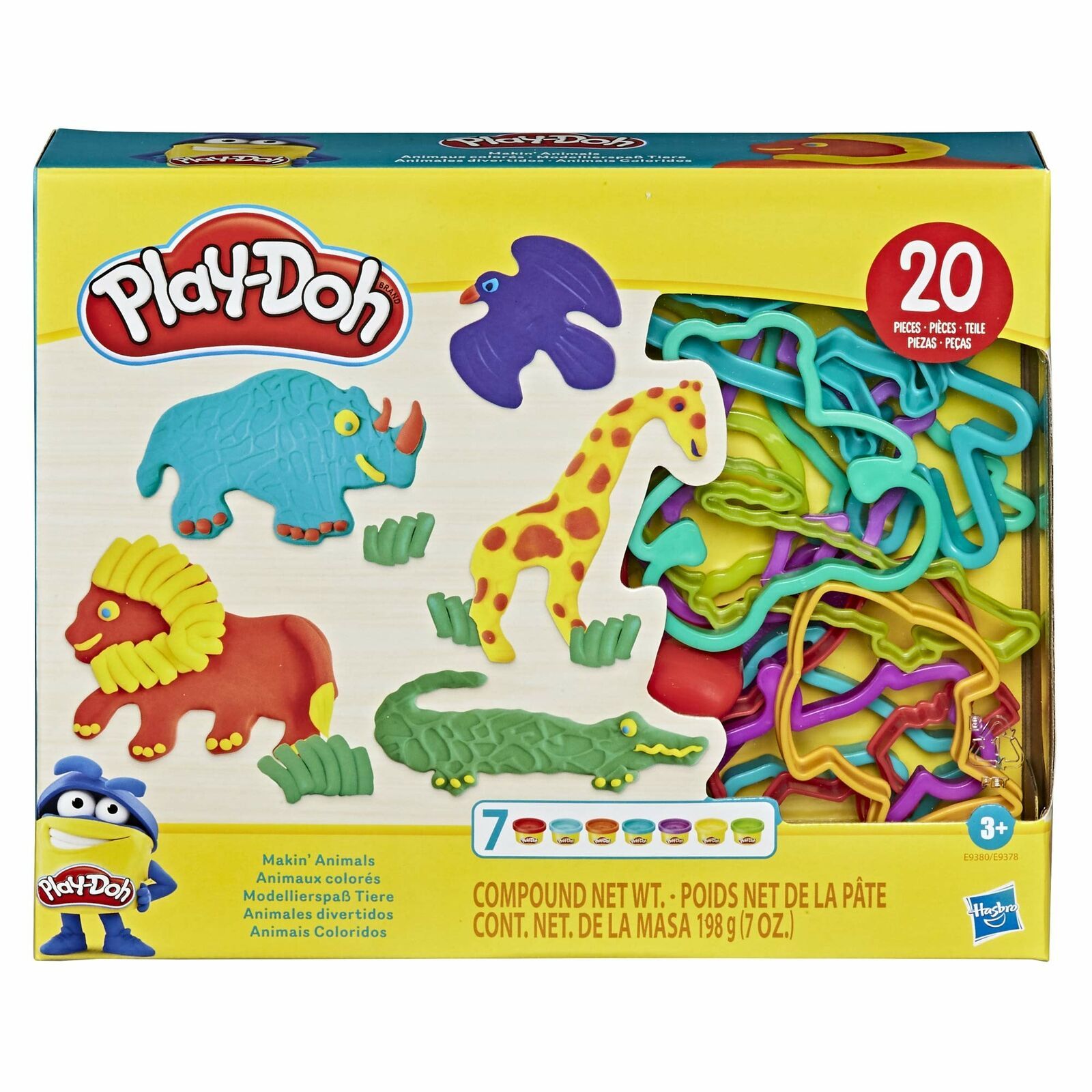 Play-Doh Makin' Animals Create It Kit for Kids 3 Years and Up with 7 Non-Toxi...