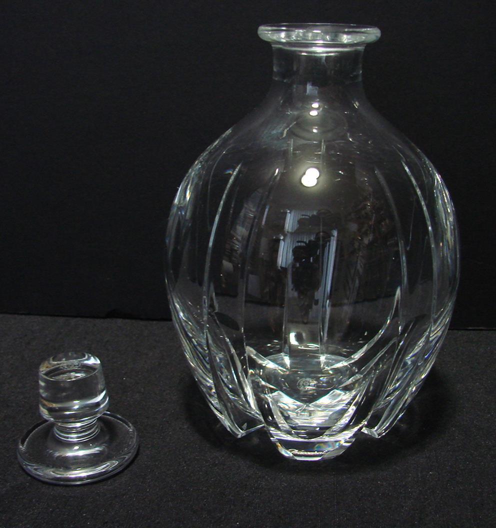 Baccarat, France, Cut Crystal Decanter from Second Half 20th Century Pottery & Glass