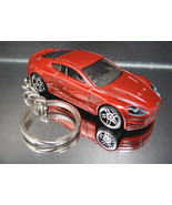 Dark Red 2010 Aston Martin DBS Key Chain Ring - $15.51