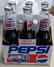 Vintage, Glass Bottled Soda, Pepsi, NASCAR, Richard Petty, 6 Pack (unope... - $49.50