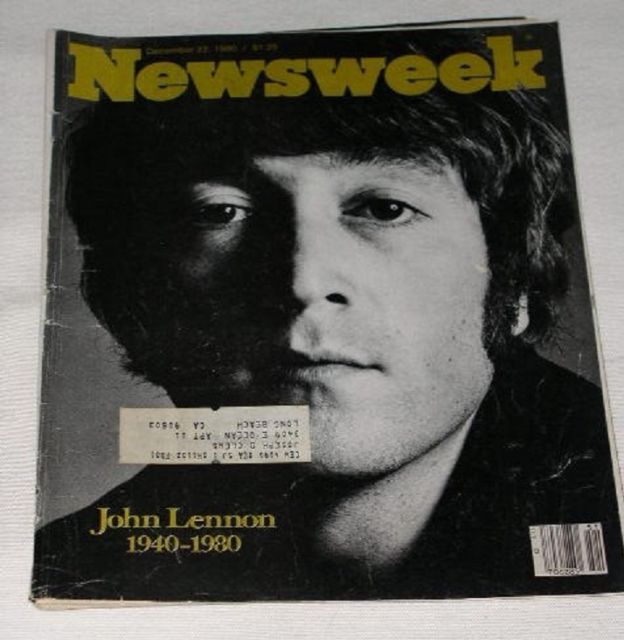 John Lennon Vintage Newsweek Magazine 1980 Tribute - Other