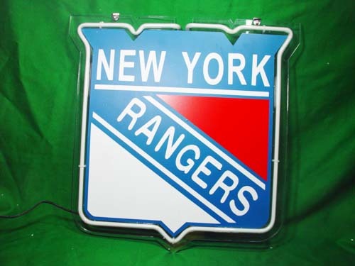 NHL New York Rangers Hockey Neon Light Sign 9’’ x 10’’ - Other