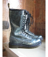DOCs Dr Martens Marten metallic green pre-production sample boots 6.5 UK4 36.5 - $364.29