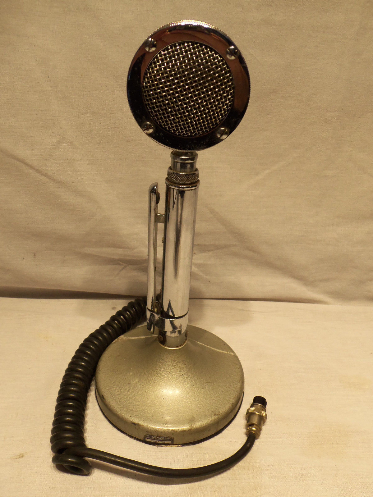 Vintage Astatic D104 Microphone with TUG8 Stand CB Ham Radio
