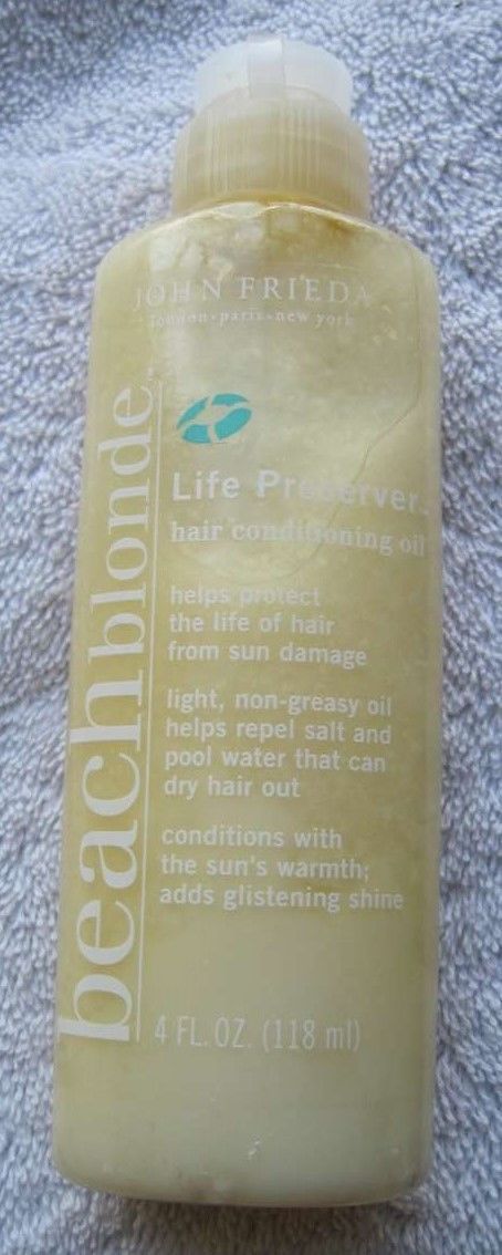Primary image for John Frieda Beach Blonde Life Preserver Hair Conditioning Oil 4 fl oz Protect