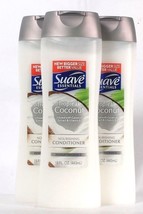 3 Ct Suave Essentials 15 Oz Tropical Coconut & Vitamin E Nourishing Conditioner