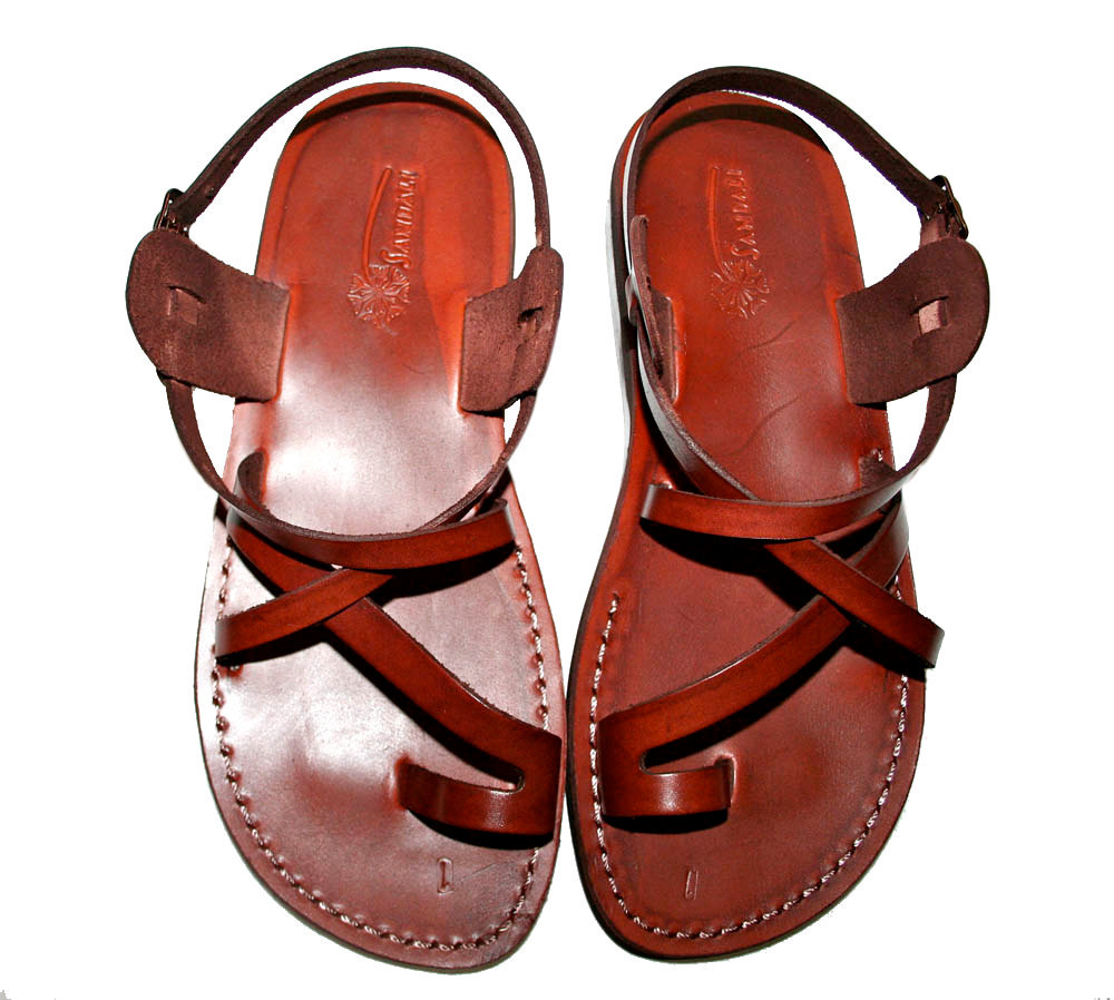 Brown Roxy Leather Sandals - Sandals & Flip Flops