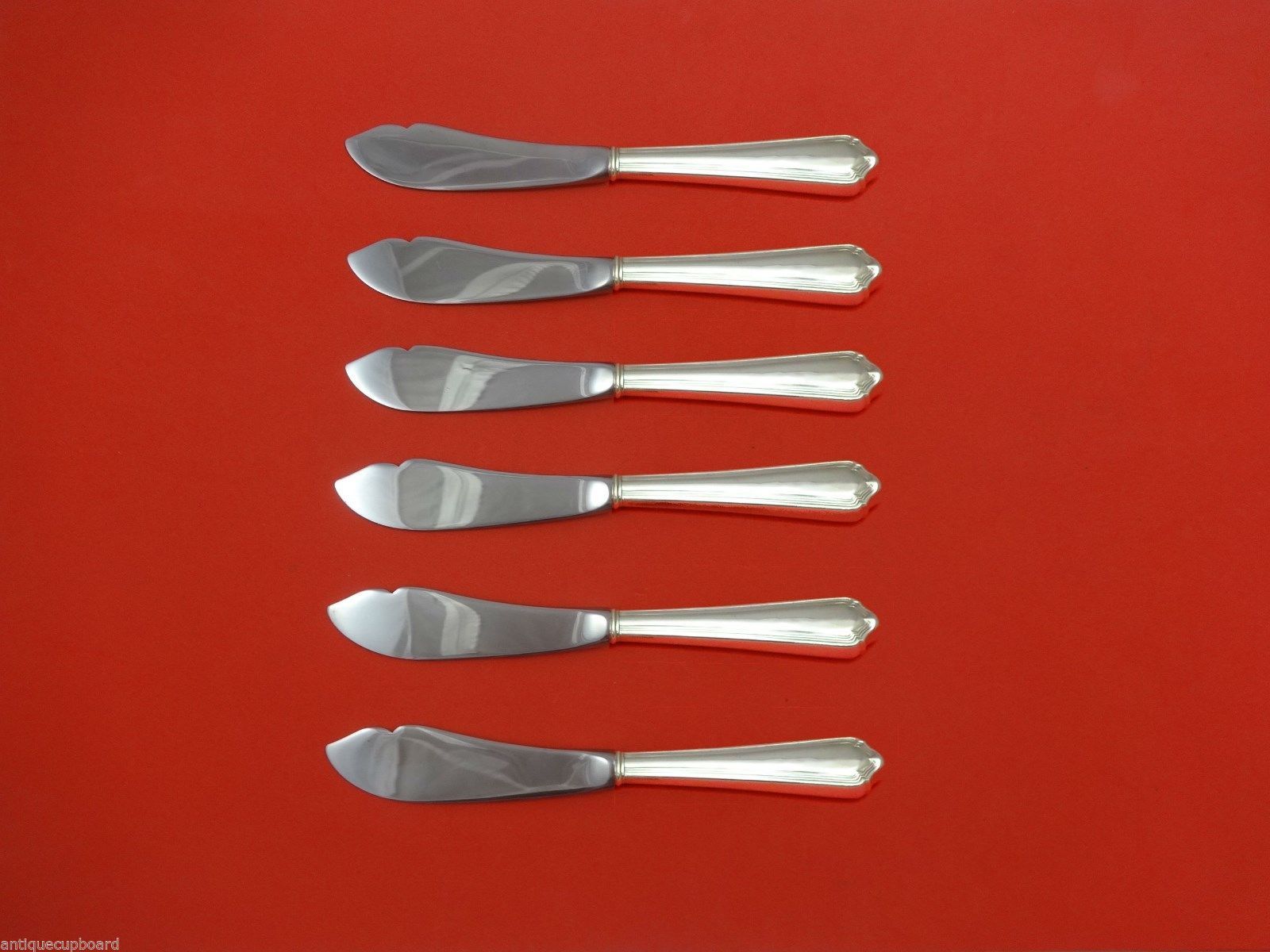 Primary image for Marlborough by Watson Sterling Silver Trout Knife Set 6pc. HHWS  Custom 7 1/2"