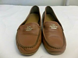 Coach New York Loafers Sz. 8 -8.5 Caramel Brown Butter Soft Leather Shoes Flats - $19.80