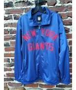 NFL New York Giants Full Zip Medium Weight Windbreaker Jacket Mens XL 10... - $58.41