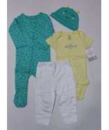 Carter&#39;s 4 Piece Set Size 9 Months For Girls Dragonfly Theme Sweetheart - $18.00