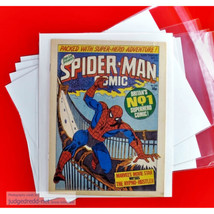 Marvel UK Spider-Man Stan Lee Comic Boards Size3. 236 x 290mm 9.4 " x 12.75 x 10 - $14.70