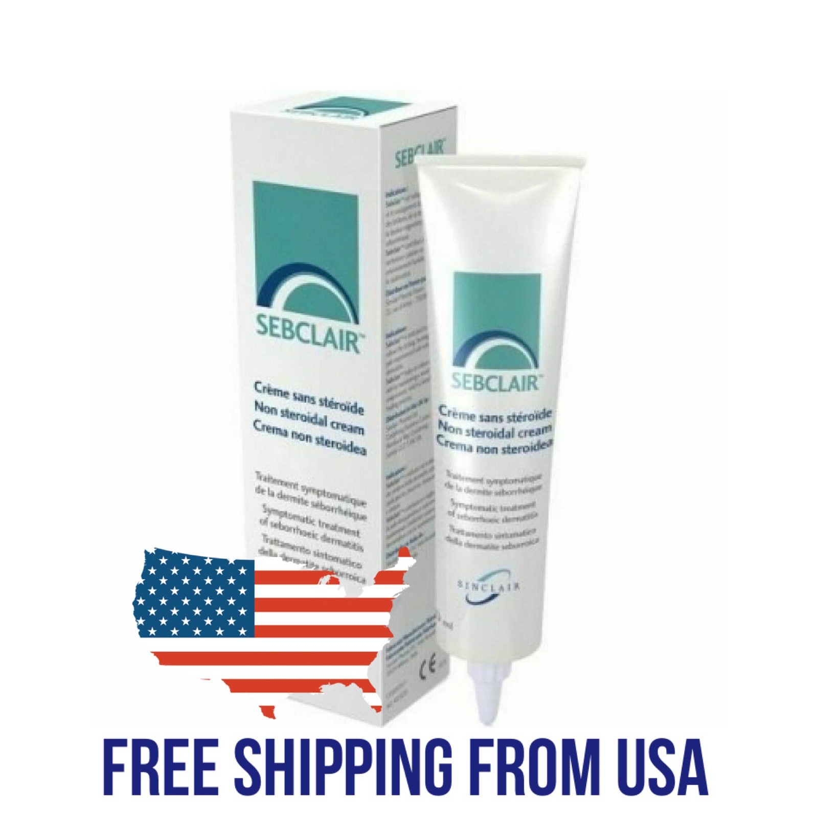 Sebclair Steroid Free Cream treats Seborrhoeic Dermatitis 30ml