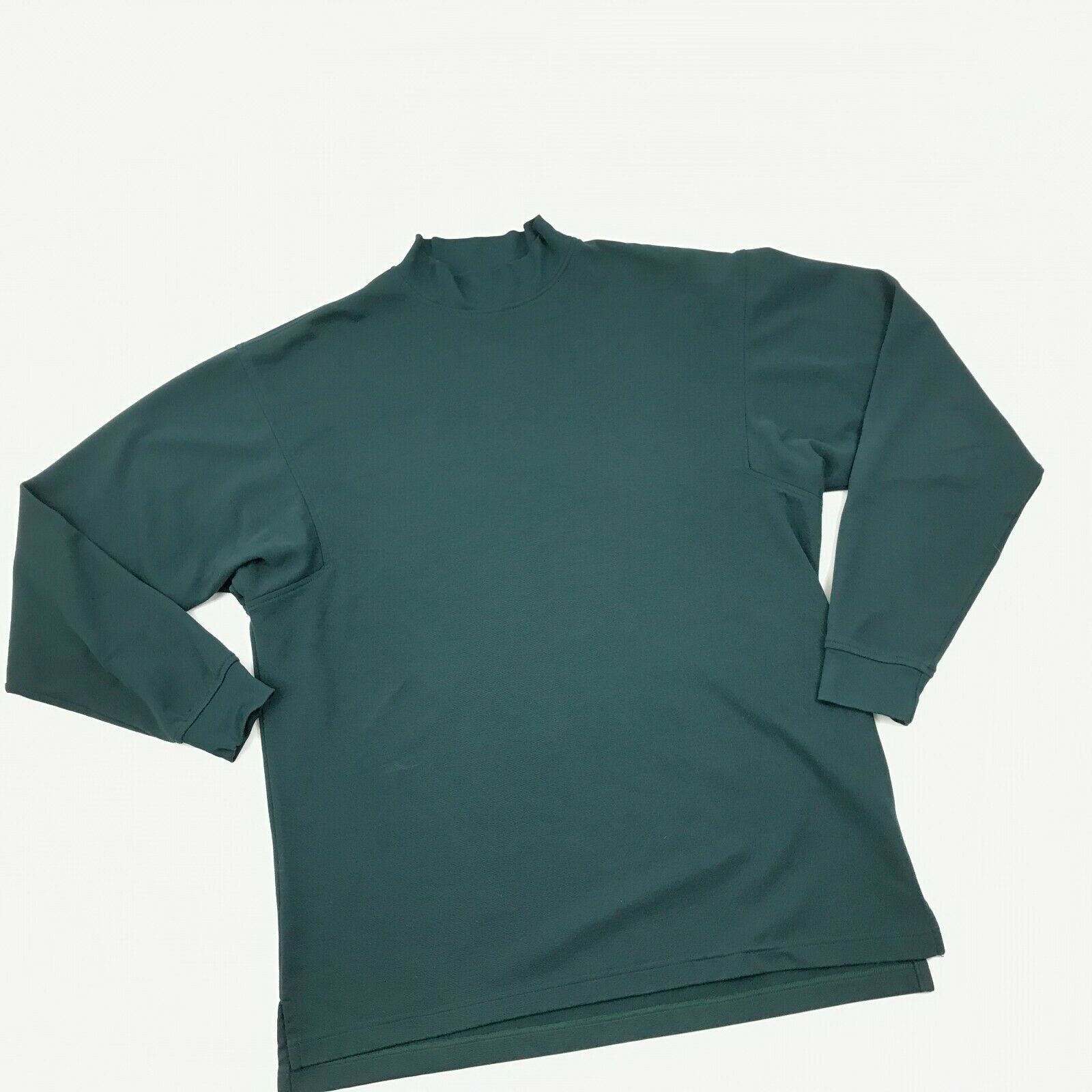 VINTAGE FootJoy Mens Mock Neck Pullover Long sleeve Golf Shirt Size ...