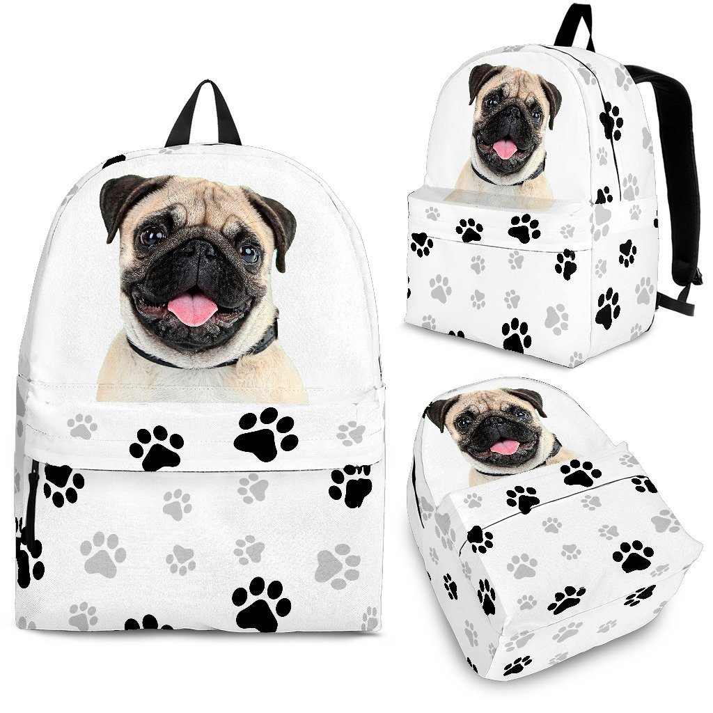 Pug Dog Backpacks School Travel Bags & Backpacks