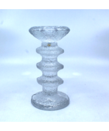 Iittala Finland Festivo Glass Candle Holder Clear Timo Sarpaneva Vintage - $58.57