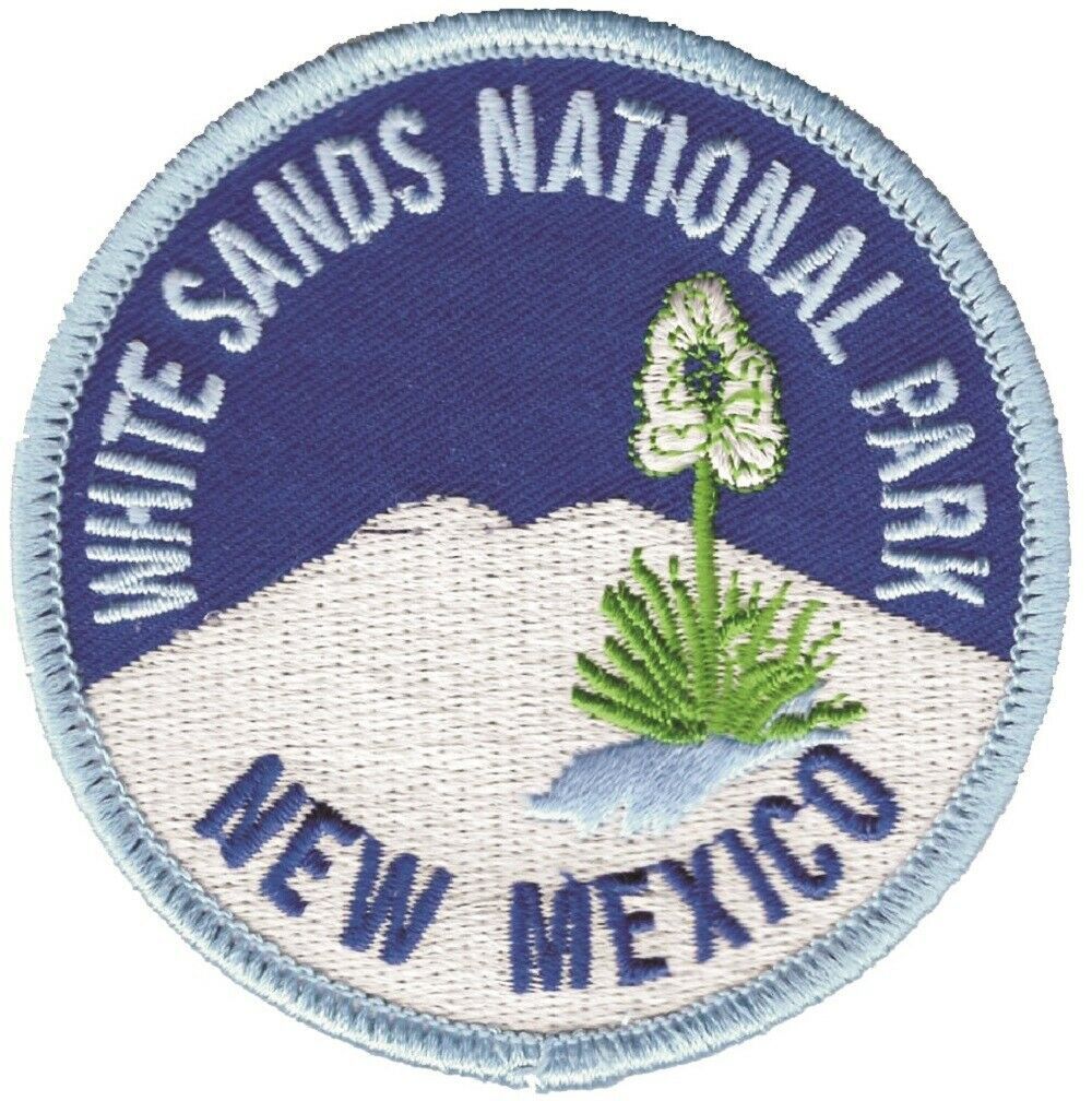 White Sands National Park Patch - New Mexico, NM Badge 3 (Iron on)