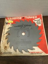 Vermont American 7” Carbide Tipped 20 Tooth Circular Saw Blade NIP NOS M447 - $19.80