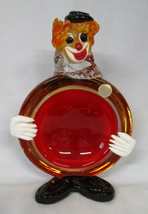 Vintage Murano Glass Clown Nut or Candy Dish or Bowl - $124.63