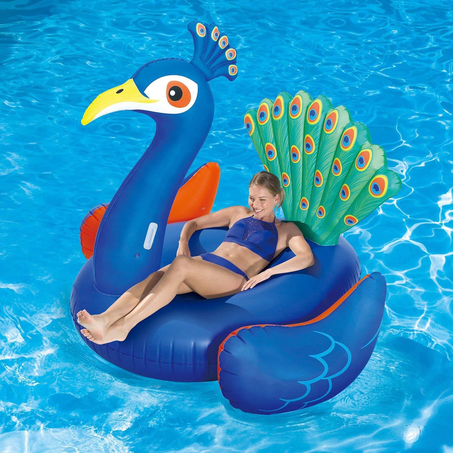 summer-waves-giant-peacock-inflatable-swimming-pool-float-floats-rafts