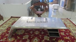 NauticalMart Vintage Aluminium Elegant Aviator Wings Coffee Table / Desk  image 3