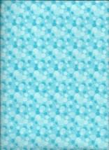 New Aqua Bubbles 100% Cotton Flannel Fabric by the Quarter-Yard - $2.48