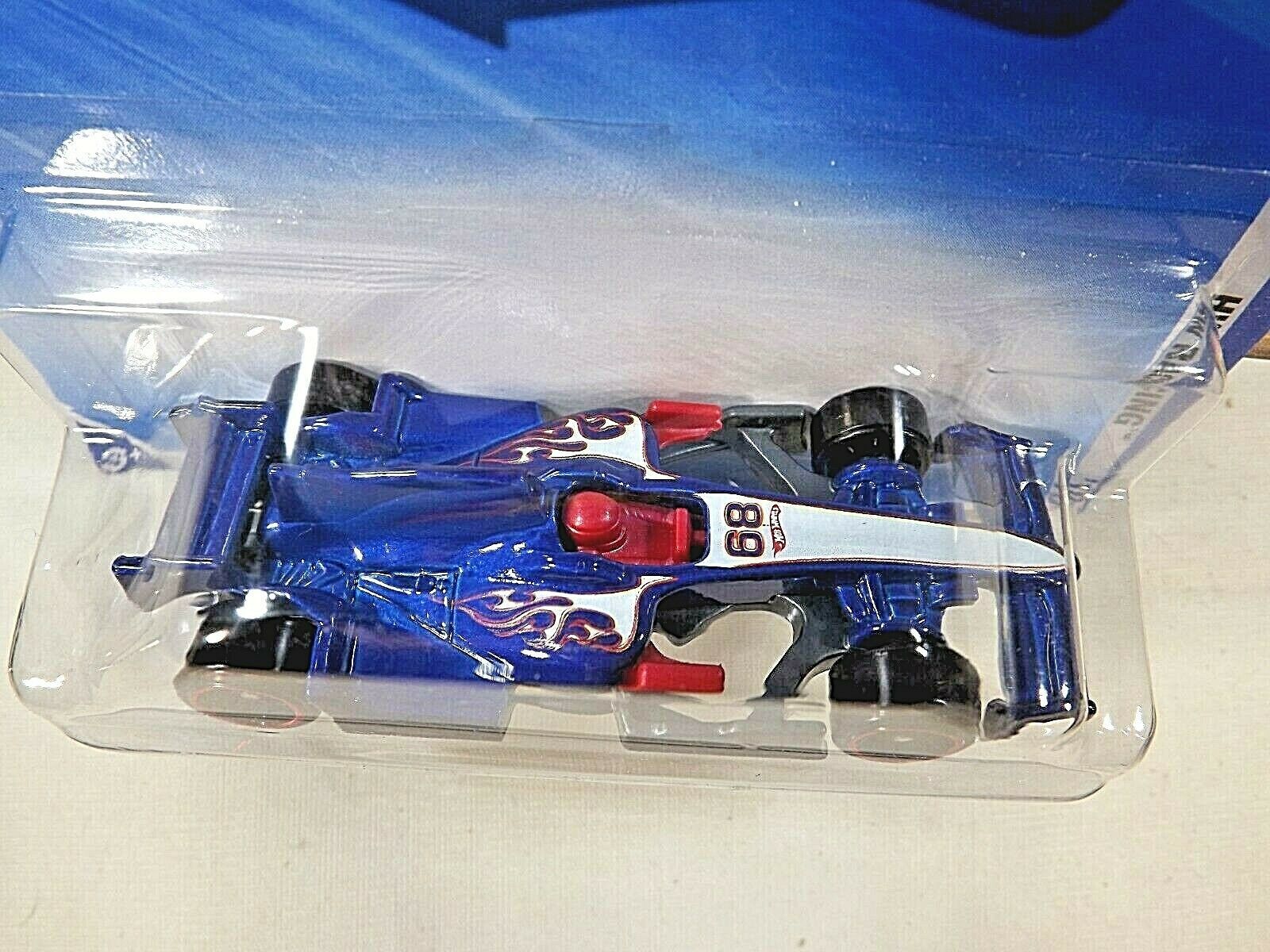 2010 Hot Wheels 149 HW Racing F1 RACER Blue Variant w Black OH5 Spoke 