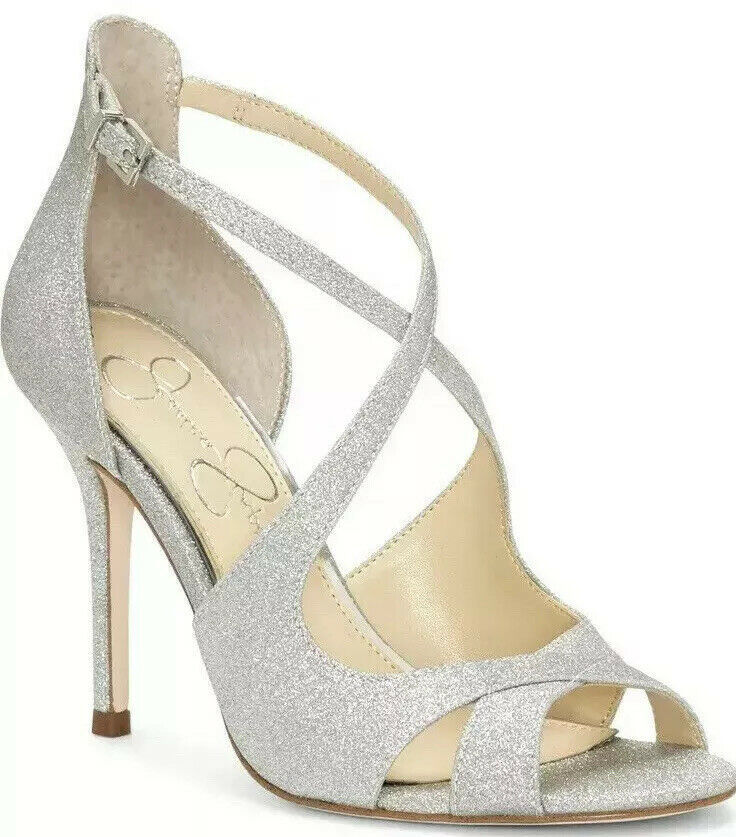 jessica simpson shoes silver heels