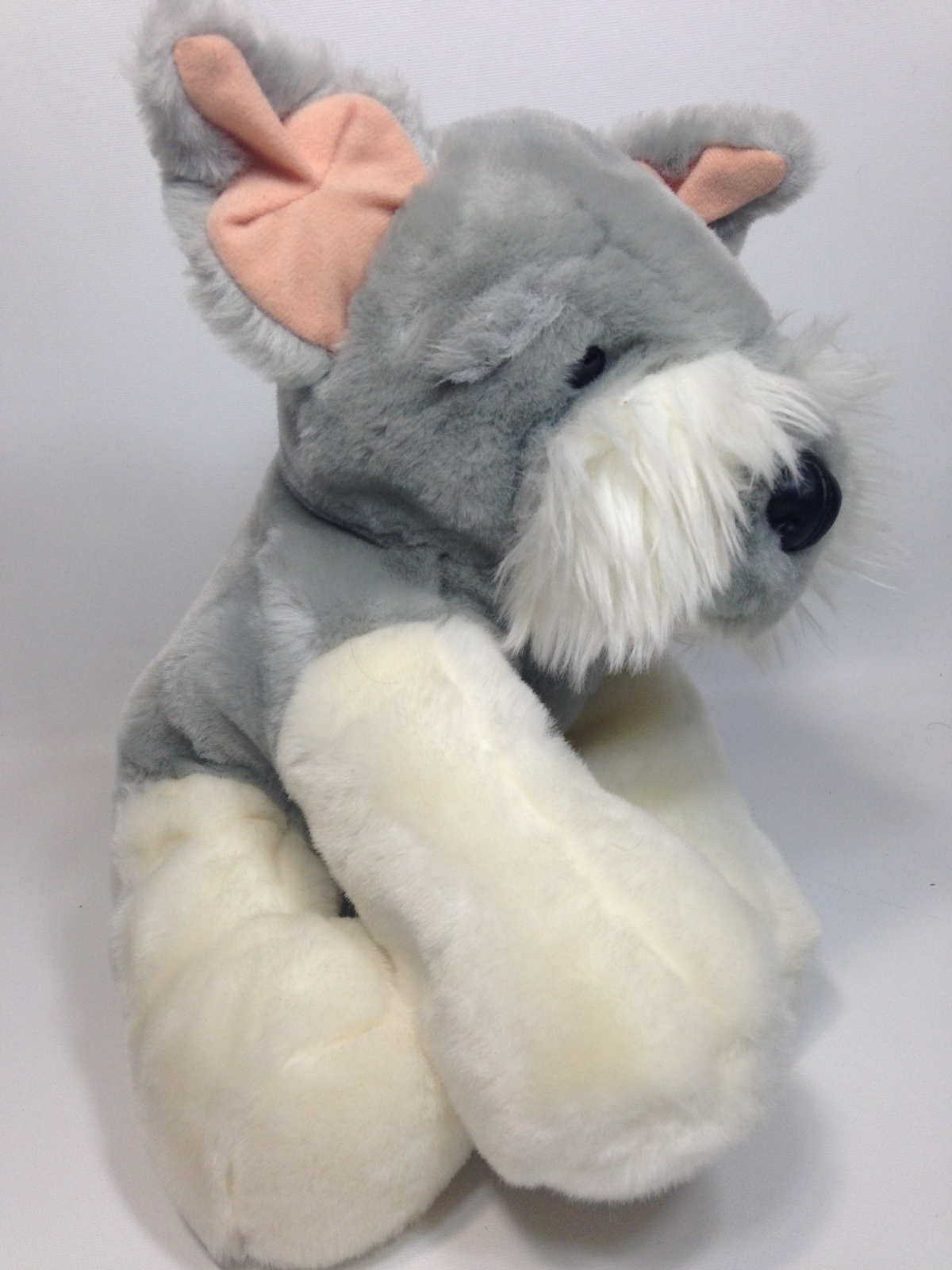 plush schnauzer dog