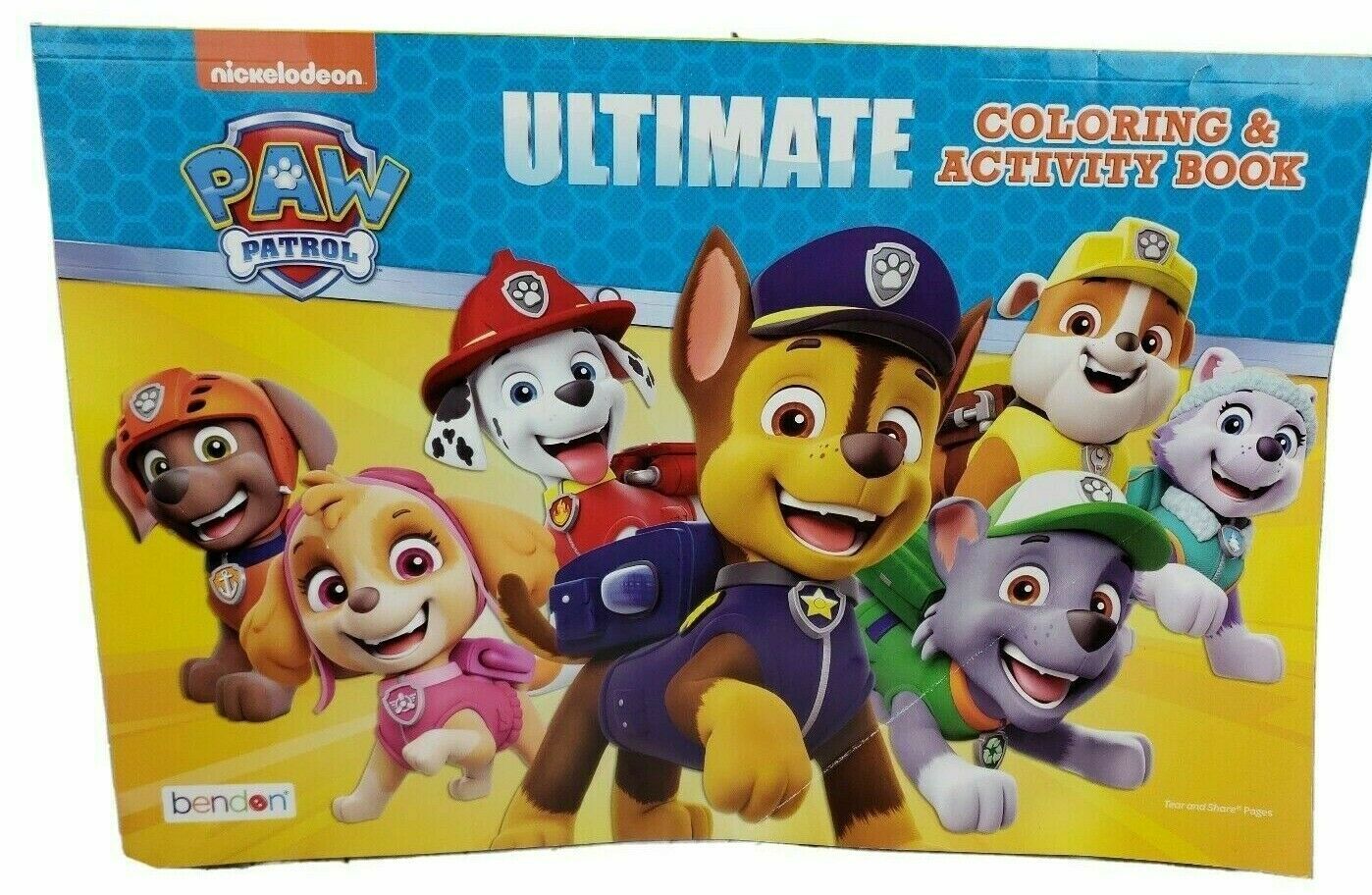 LOT OF 5 Nickelodeon Paw Patrol Giant Ultimate Coloring & Activity