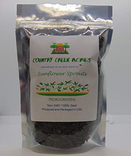 Sunflower Sprouting Seed, Non GMO - 3 oz - Country Creek Acre Brand - Sunflower