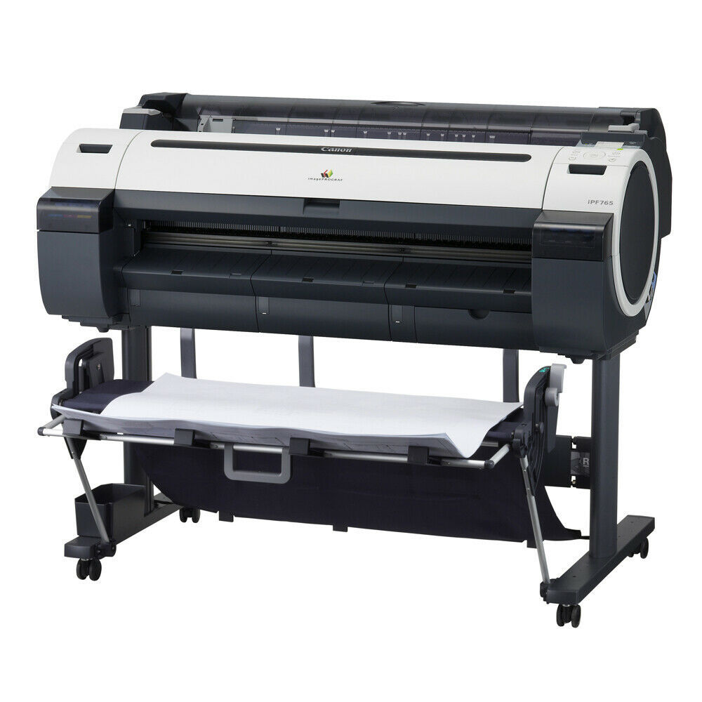Canon imagePROGRAF iPF765 36 Inch Large Format Inkjet Printer Scanner, 1 Roll - Plotters & Wide 