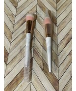 Set Of 2 F.A.R.A.H Farah BRUSHES 160F Face Brush in Pink Gold Marble NEW - $10.84