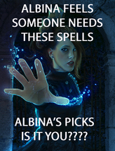 ALBINA&#39;S PICKS #4 ONE LOOKING FOR REMOVAL OF BAD LUCK CURSE NEEDS THIS M... - $199.00