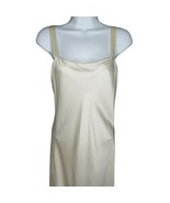 Vintage Victorias Secret Nude Silk Full Length Slip Nightgown XS Open Ba... - $163.35