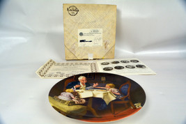 Vintage Norman Rockwell The Gormet Bradford Exchange Collector Plate - $12.82