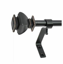 Decopolitan Montevilla 1/2&quot;  Long Square Telescoping Cafe 48 to 86&quot; Curt... - $23.50