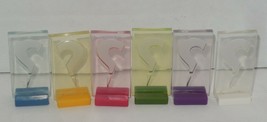 2008 Hasbro Clue Replacement set of 6 Markers Question Marks Tokens Move... - $9.50