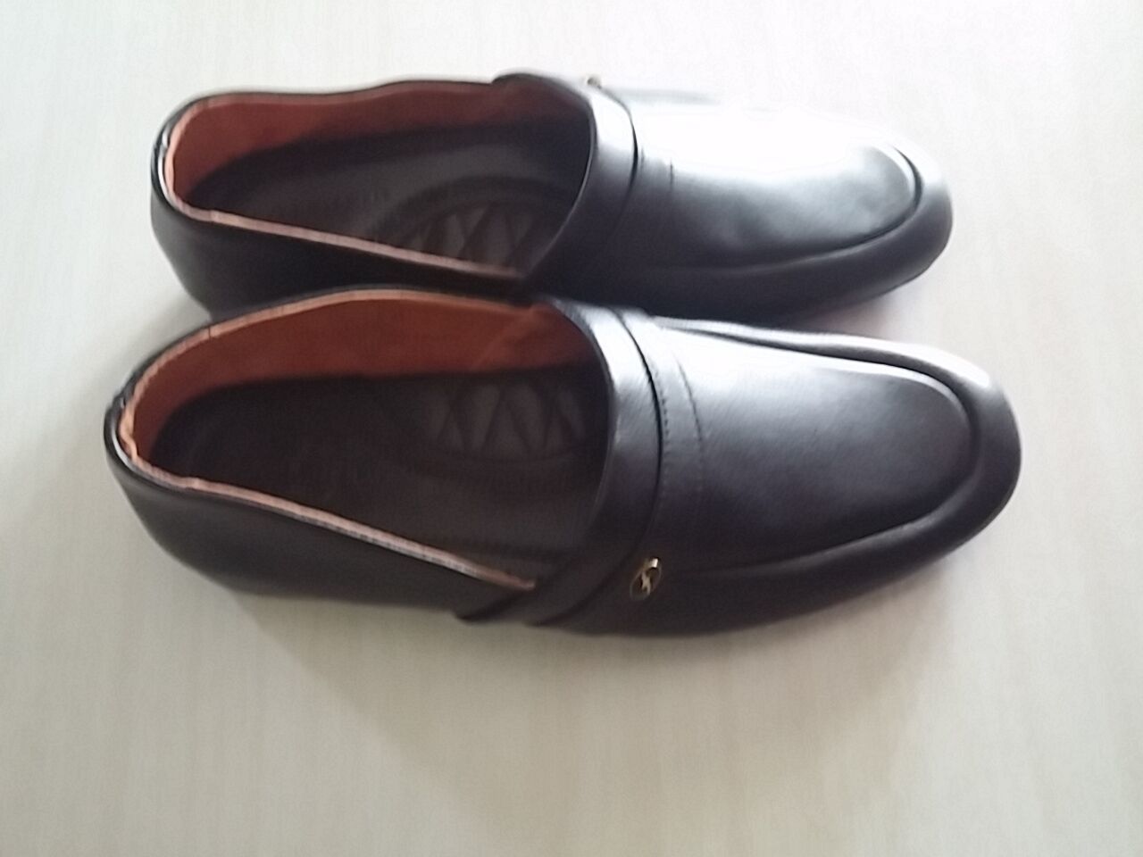 Florsheim Black Slip Ons Sz 8 M Men House Shoes, Upper, Lining & Sole ...