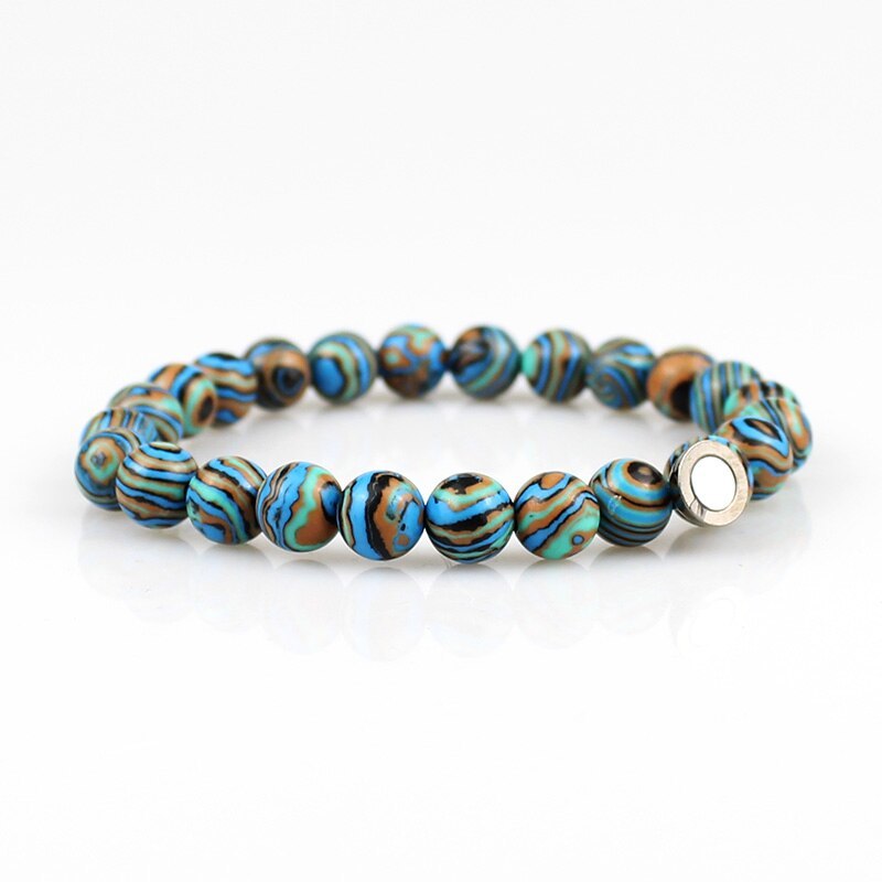 Natural Stone beads couple bracelet magnetic men bracelets for women jewellery p