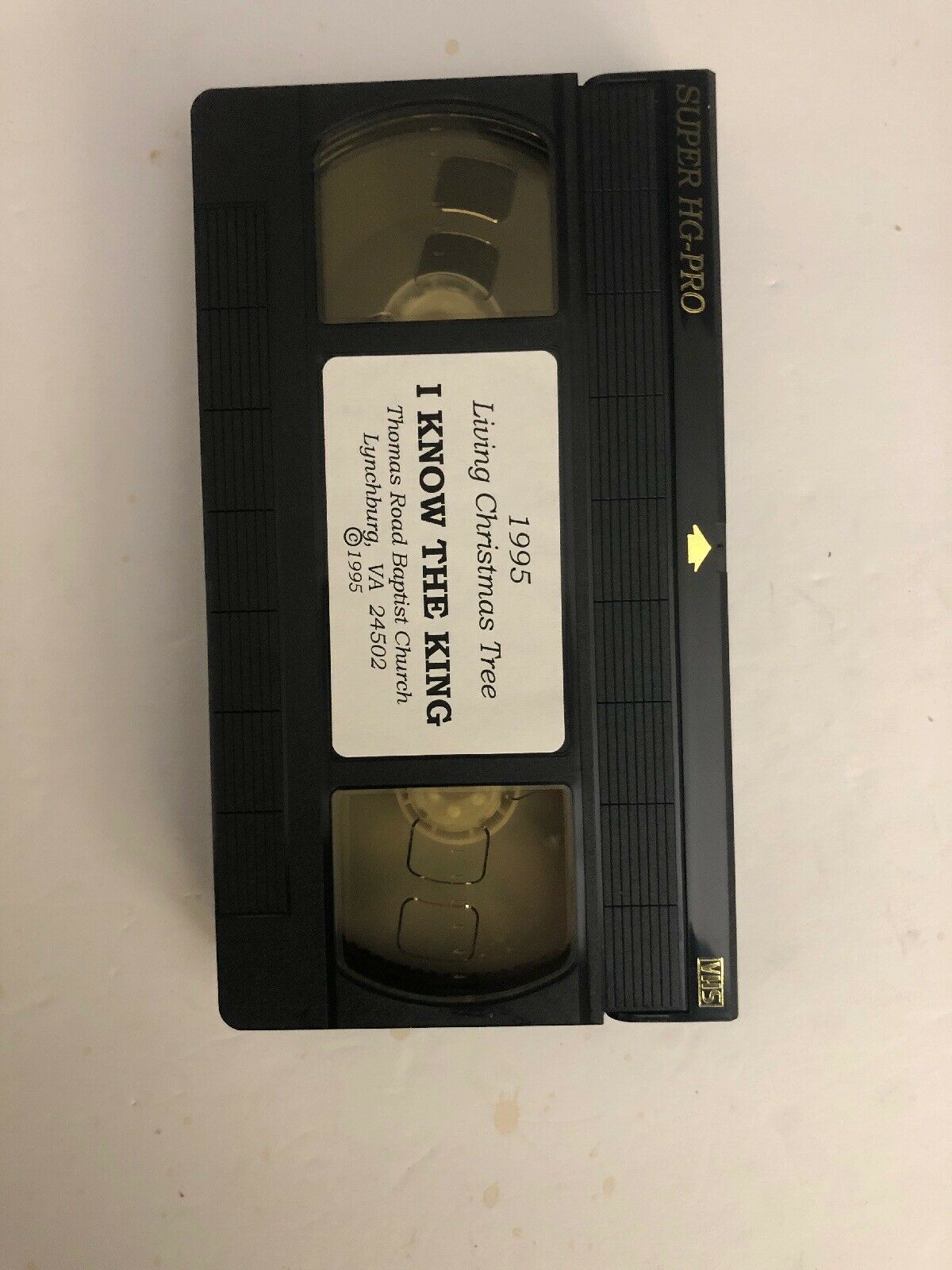 THOMAS ROAD BAPTIST CHURCH Living Christmas Tree VHS SUPER RARE 1995