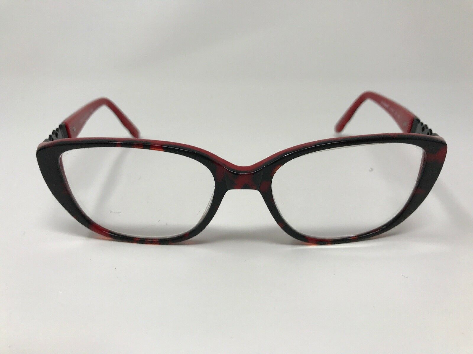 SOFIA VERGARA Eyeglasses Frame Mod.607Z 52-17-135 Red Black Marble GG63 ...