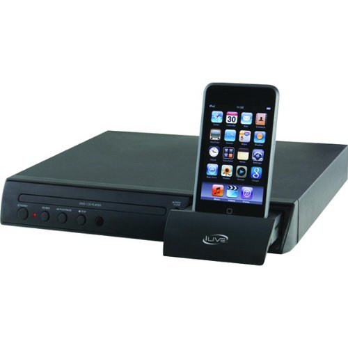 ILIVE ID200B DVD PLAYER WITH IPOD DOCKILEID200B Portable Audio