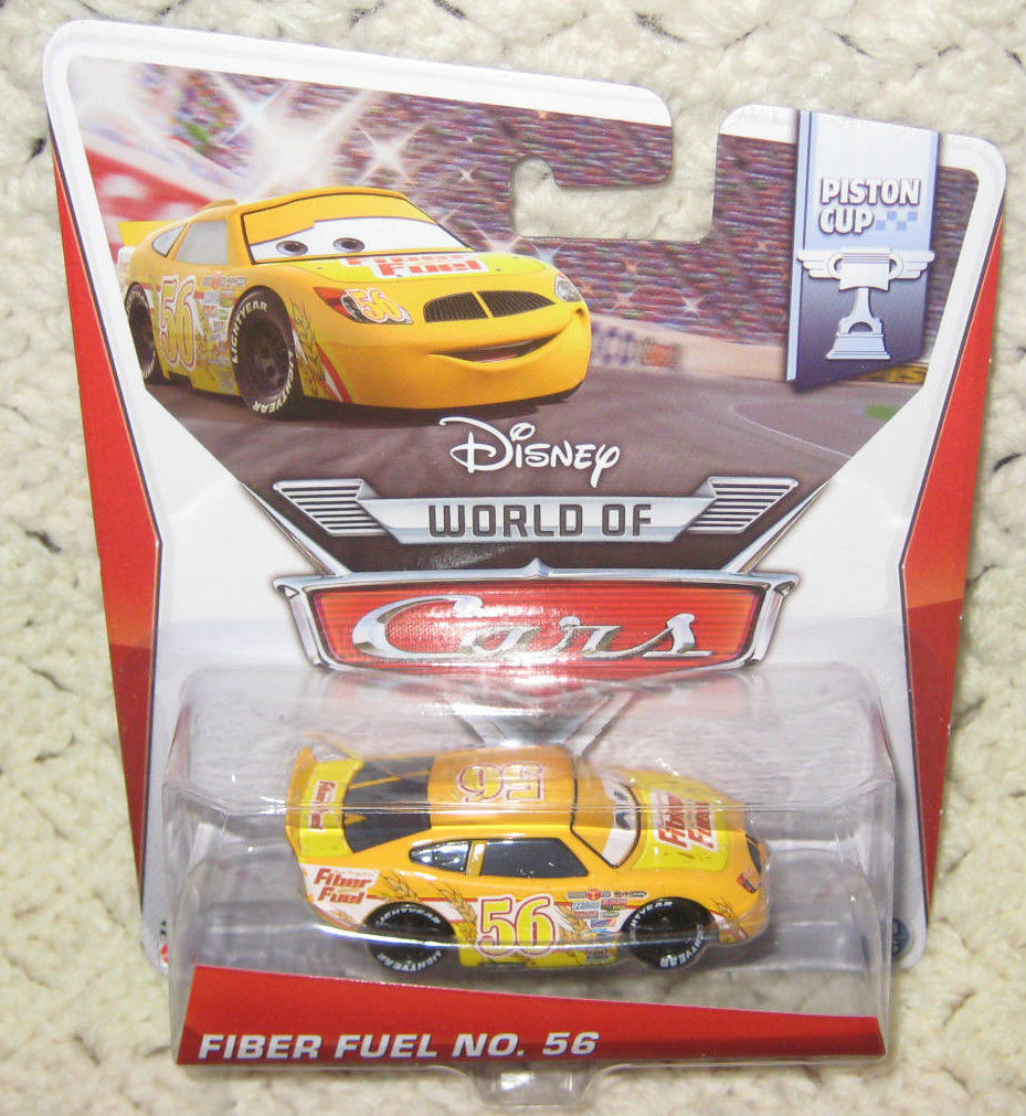 Disney Cars World of Cars 2014 Fiber Fuel No. 56 Piston Cup. New. - Cars