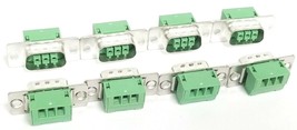LOT OF 8 NEW GENERIC 3 PIN FEMALE CABLE CONNECTORS