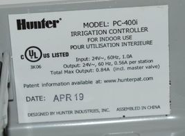 Hunter Pro C PC 400i 4 Station Module Sprinkler Timer Indoor Controller image 7