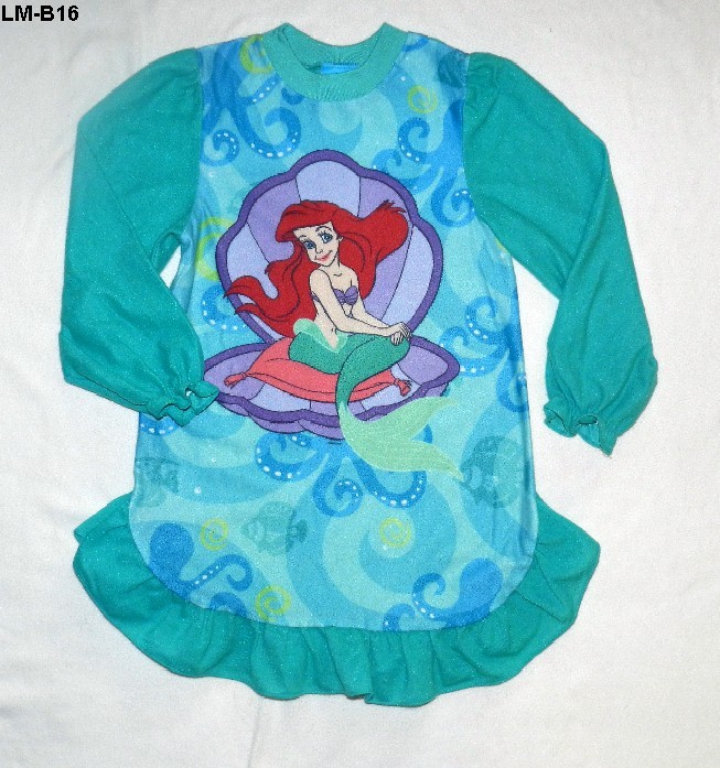 little mermaid night gown