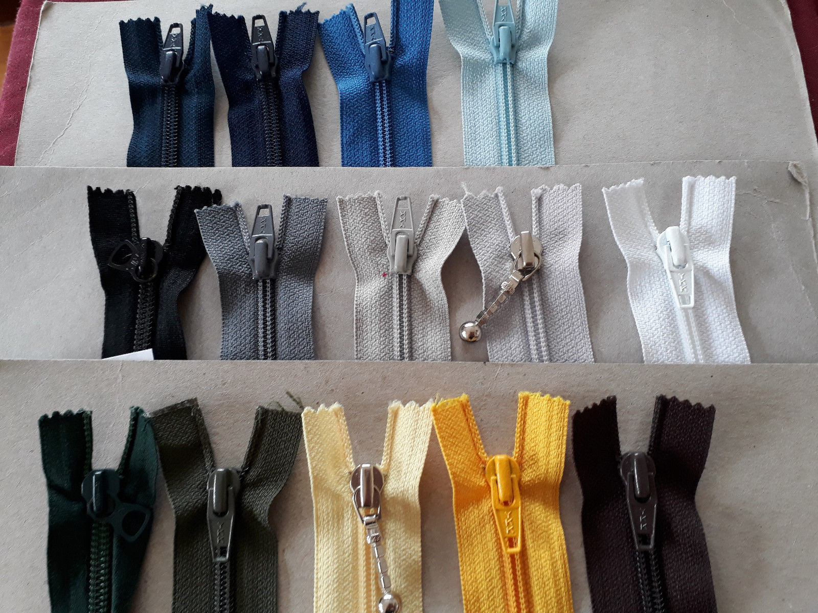 Jeans Reissverschluss 20 cm marine//nachtblau